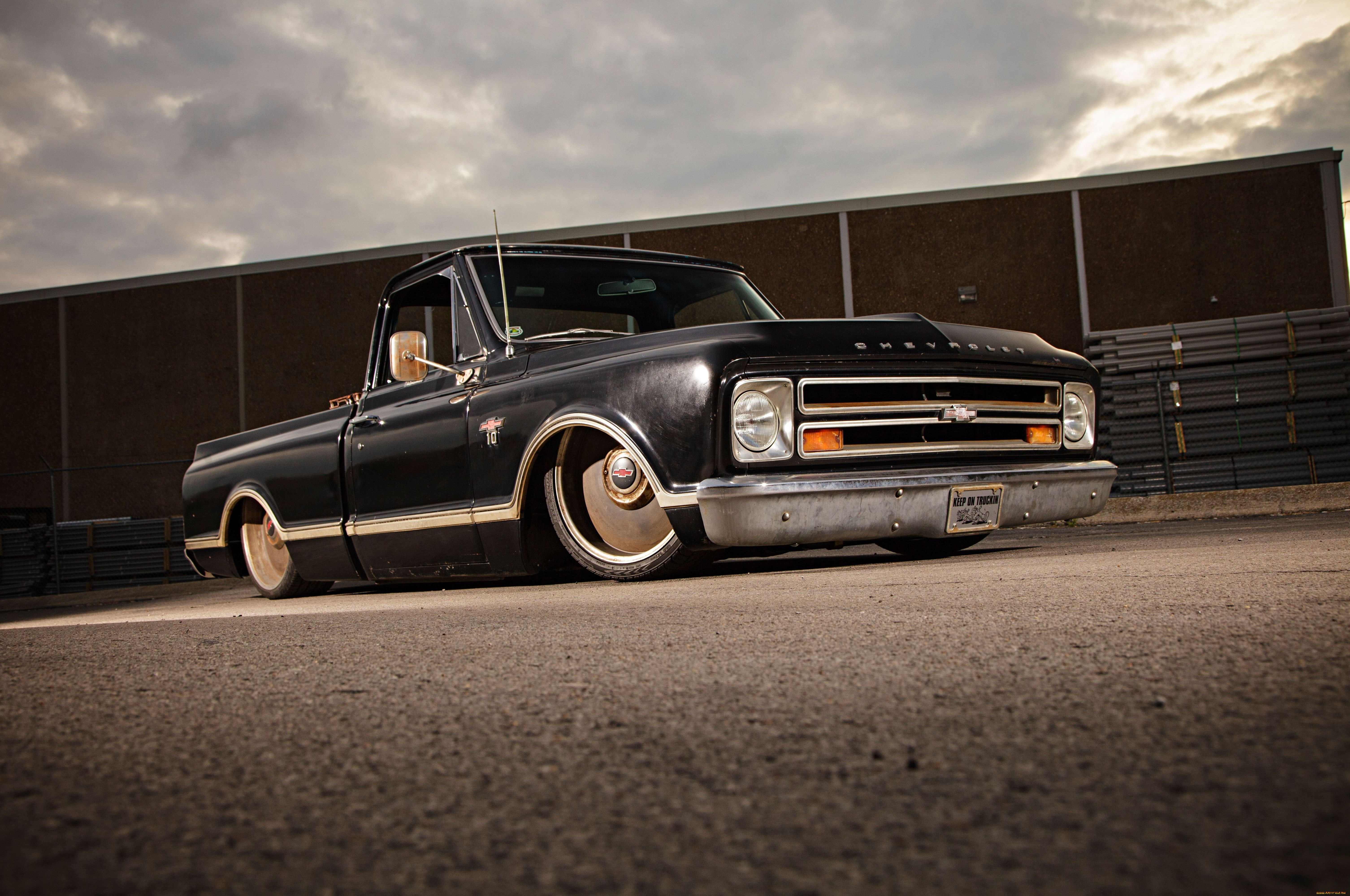 , custom pick-up, chevy